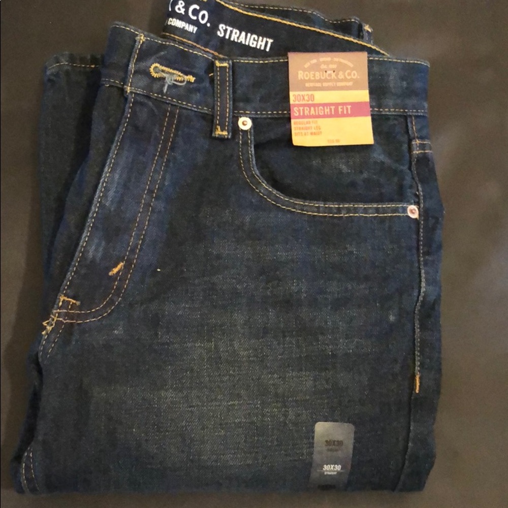 Straight Fit 30x30 Blue Jeans